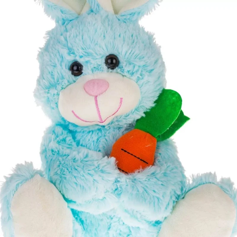 Плюшена играчка Tea Toys, Плюшено зайче с морков Чочо, 46513, 15 см.